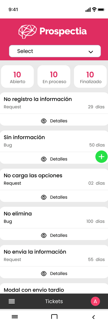 Sistema de ticket - CRM