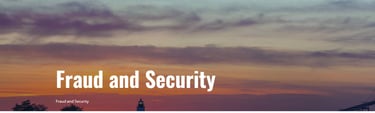 A generic picture titled fraud and security