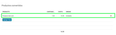 productos a convertir