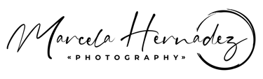 Logo and access link to the Marcela Hernandez website