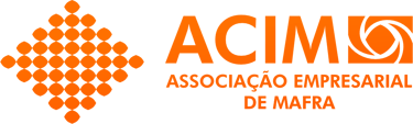 Logotipo e endereço da associacao comercial e empresarial de mafra
