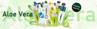 gamme de produits à base d'aloe vera de la société ESSENS