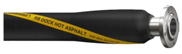 Manguera de Perforación Áspera (RB) de muelle, diseñada para productos de asfalto y bitumen de hasta