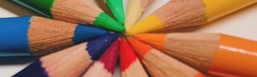 Coloured pencils
