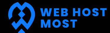 a webpagel logo with web host most on it