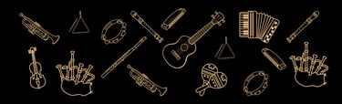 instruments de musique pour chants scouts