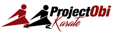 Karate training session in Project OBI Karate (POK) Orlando program LOGO