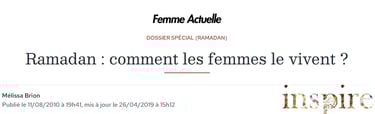 capture ecran femme actuelle