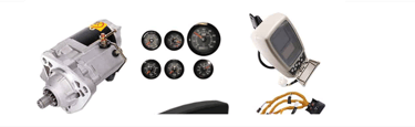 Componentes OEM de sistema eléctrico para maquinaria pesada. Ofrecemos alternadores, arranques, faro