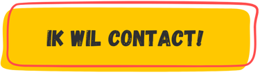 Yellow contact button with Dutch text Ik wil contact inside a red hand-drawn frame.