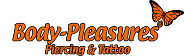 Logo van Body Pleasures Piercing & Tattoo en Medicinale Piercing