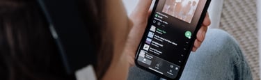 If the user has upgraded to Premium Spotify plan, the ads are not displayed.