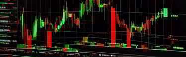Typical stock chart used in trading for income and maximizing swing trade income.