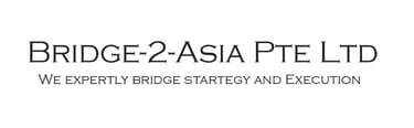 Bridge-2-Asia Pte Ltd logo with tagline: We expertly bridge strategy and execution.