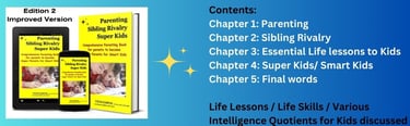 Child Rearing - Connected family book contents