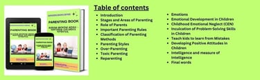 Parenting book - contents