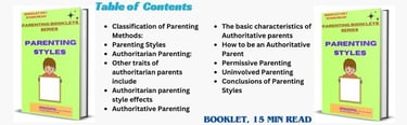 parenthood book table of contents