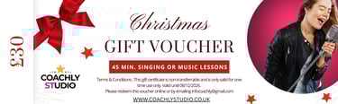 Christmas Singing Gift Certificate