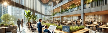 Architecte , plan , conseil , moderne , locaux , mobilier professionnel