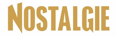 a logo for a restaurant called nostalge