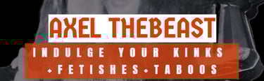 a banner for Axel TheBeast website