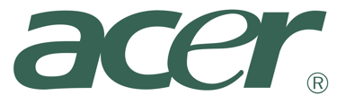 acer logo in dark green color