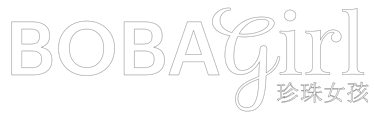 Boba Girl logo white