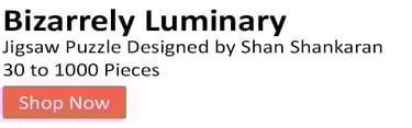 Bizarrely Luminary Jigsaw Puzzle design  Shan Shankaran