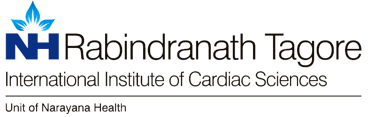 NH Rabindranath Tagore International Institute of Cardiac Sciences logo, a Narayana Health unit.