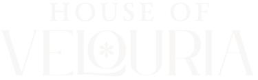 House of Velouria logo — intentional living editorial and lifestyle brand
