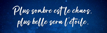 texte blanche sur fond bleu