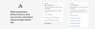 ad examples google search ad grant for nonprofits
