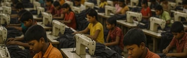 Trabajo infantil en la industria textil global