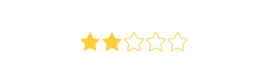 three stars are shown in the middle of a black background