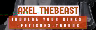 a banner for Axel TheBeast website