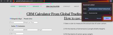 CBM Calculator