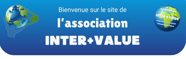 Bannière de la page d'accueil du site de l'association Inter+Value