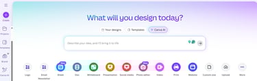 canva design homepage for nonprofits