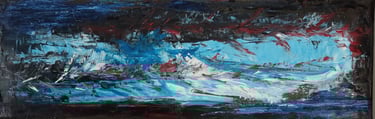 Sea cave, 2016 oil on canvas ©Trybel Art Studio