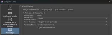 Como tirar o lag do Krita