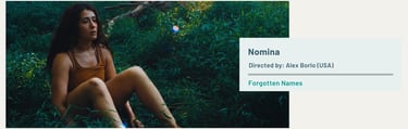 Alex Borlo in Nomina - Luminous Frames Reviews