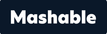 a mashadble logo on a blue background