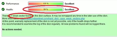 Faulty Hard Disk