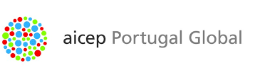 a logo for a company called aicep portugal