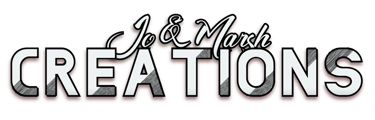 Jo and marsh creations logo for the footer, the bottom of the website