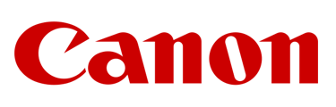a canon logo with the word canon on it