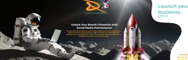 DUDE Kuwait offering social media management, website design, graphic design, and high-quality printing services for business
