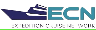 Expedition Cruise Network logo featuring a dark blue ship icon and teal ECN text.