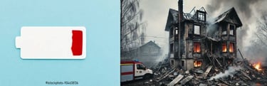 ausgebrannt oder AKKu leer