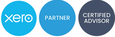 Logo for the Xero Partner and Certified Advisor status recognition